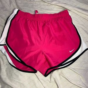 HOT PINK NIKE DRI FIT SHORTS